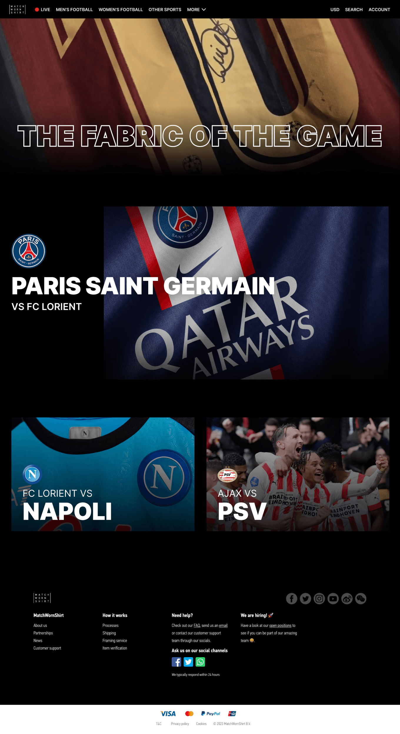 Collector Jersey Auction Website